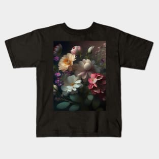 Delicate Flowers Kids T-Shirt